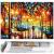 Set de broderie cu diamante 5D, 30x40cm, model Alee in parc Household NewTrend