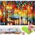 Set de broderie cu diamante 5D, 30x40cm, model Alee in parc Household NewTrend