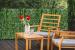 Panou paravan cu frunze artificiale pentru gard sau balcon, 100x500cm, verde Household NewTrend