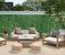 Panou paravan cu frunze artificiale pentru gard sau balcon, 100x500cm, verde Household NewTrend