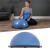 Minge fitness pentru echilibru, cu extensoare si pompa inclusa, 200kg, 57x25cm, albastru Household NewTrend