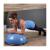 Minge fitness pentru echilibru, cu extensoare si pompa inclusa, 200kg, 57x25cm, albastru Household NewTrend