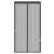 Plasa anti-insecte, cu inchidere magnetica, latime 80-100cm, inaltime 210-220cm, gri Household NewTrend