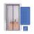 Plasa anti-insecte, cu inchidere magnetica, latime 80-100cm, inaltime 210-220cm, gri Household NewTrend