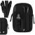 Borseta sport de brau, impermeabila, cu prindere la curea, 18x12x3.5cm, negru Household NewTrend