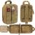 Borseta sport de brau, impermeabila, cu prindere la curea, 22x18x10cm, verde militar Household NewTrend