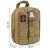 Borseta sport de brau, impermeabila, cu prindere la curea, 22x18x10cm, verde militar Household NewTrend