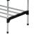 Suport pentru pantofi, 4 rafturi, cadru metalic, 84x28x60cm, negru si argintiu Household NewTrend