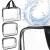 Set 3 genti organizatoare de calatorie cu fermoar, diverse dimensiuni, transparente Household NewTrend