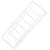Set 3 organizatoare sertar pliabile pentru sosete/lenjerie, alb Household NewTrend