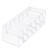 Set 3 organizatoare sertar pliabile pentru sosete/lenjerie, alb Household NewTrend