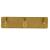 Cuier de baie pentru prosoape, montare fara gaurire, otel, 3 agatatori, 18x4.5cm, auriu Household NewTrend