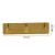 Cuier de baie pentru prosoape, montare fara gaurire, otel, 3 agatatori, 18x4.5cm, auriu Household NewTrend