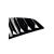 Ornament protectie geam spate compatibil Volkswagen Golf 8 / MK8 Hatchback  2019->  Cod: 34132 Automotive TrustedCars