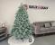 Brad artificial Christmas Deluxe by Sersimo, Kovalivska argintiu, 3D, 210cm Household NewTrend