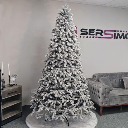 Brad artificial Christmas Deluxe by Sersimo, Global nins, mix 2D+3D, 250cm Household NewTrend