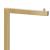 Stand cu perie WC si suport hartie igienica, metal si bambus, 67cm, auriu Household NewTrend