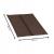 Husa din panza pentru leagan gradina de 4 persoane, sezut si spatar, 160x100cm, maro Household NewTrend