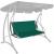 Husa din panza pentru leagan de gradina, sezut si spatar, 110x90cm, verde Household NewTrend