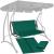 Husa din panza pentru leagan de gradina, sezut si spatar, 110x90cm, verde Household NewTrend