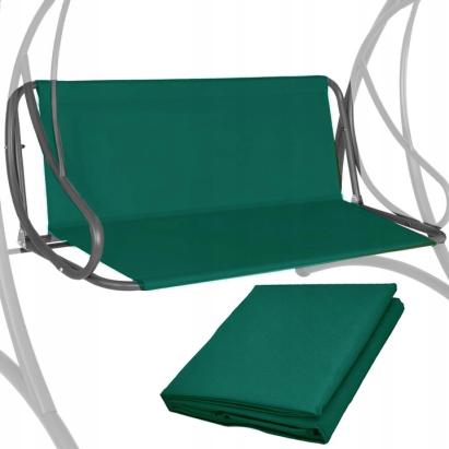 Husa din panza pentru leagan de gradina, sezut si spatar, 110x90cm, verde Household NewTrend
