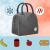 Geanta frigorifica cu izolatie termica pentru mancare, 21x10x23cm, gri Household NewTrend