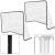 Set 2 porti de fotbal metalice, 122x183cm, profil 25mm, cu elemente de fixare Household NewTrend
