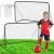 Set 2 porti de fotbal metalice, 122x183cm, profil 25mm, cu elemente de fixare Household NewTrend