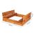 Lada din lemn pentru nisip, cu 2 bancute transformabile in capac, 120x120cm Household NewTrend