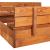 Lada din lemn pentru nisip, cu 2 bancute transformabile in capac, 120x120cm Household NewTrend