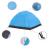 Cort plaja sau camping, impemeabil, cu protectie UV, 2 locuri, 200x150x110cm, albastru Household NewTrend