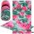Prosop de plaja cu uscare de rapida, husa de transport, 90x180cm, model pepene verde Household NewTrend