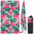 Prosop de plaja cu uscare de rapida, husa de transport, 90x180cm, model pepene verde Household NewTrend