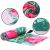 Prosop de plaja cu uscare de rapida, husa de transport, 90x180cm, model pepene verde Household NewTrend