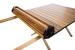 Masa pentru camping cu sistem de pliere rapida, cadru ultra usor din aluminiu, 118x60x45cm, maro Household NewTrend
