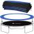 Trambulina Blue, cu plasa de protectie exterioara, 140 cm Household NewTrend