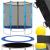 Trambulina Blue, cu plasa de protectie exterioara, 140 cm Household NewTrend