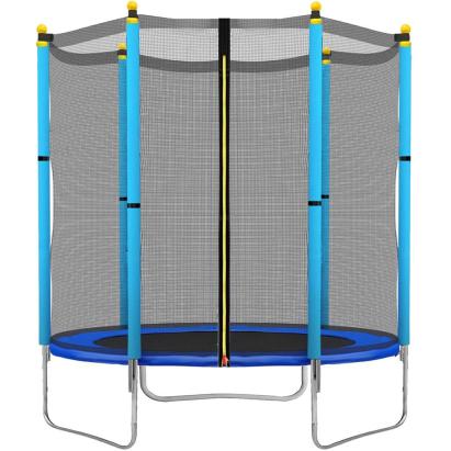 Trambulina Blue, cu plasa de protectie exterioara, 140 cm Household NewTrend