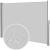Paravan lateral pentru intimitate, extensibil, sistem fixare inclus, 160x300cm, gri deschis Household NewTrend