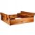 Lada de nisip capac transformabil in bancuta 98x98cm, maro Household NewTrend