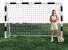 Poarta de fotbal din otel, 200x300 cm, profil 38mm, cu elemente de fixare Household NewTrend
