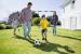 Poarta de fotbal din otel, 200x300 cm, profil 38mm, cu elemente de fixare Household NewTrend
