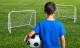 Set 2 porti de fotbal metalice, 96x124cm, profil 28mm, cu elemente de fixare Household NewTrend