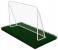 Poarta de fotbal din otel, 170x240cm, profil 32mm, tinta antrenament, albastru Household NewTrend