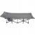 Pat pliant pentru camping, cu saltea si perna, structura metalica, 190x70x37cm, gri Household NewTrend