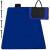 Patura pentru picnic sau plaja, cu folie izolatoare si maner, 135x150cm, albastru Household NewTrend