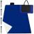 Patura pentru picnic sau plaja, cu folie izolatoare si maner, 135x150cm, albastru Household NewTrend