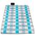 Patura pentru picnic sau plaja, cu folie izolatoare si maner, 150x200cm, albastru gri Household NewTrend