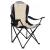 Scaun pliabil camping sau pescuit Premium, cu suport pahar, crem si negru Household NewTrend
