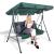 Leagan Balansoar Sersimo Luna cu Pernite pentru Terasa sau Gradina, 3 locuri, 220kg, verde Household NewTrend